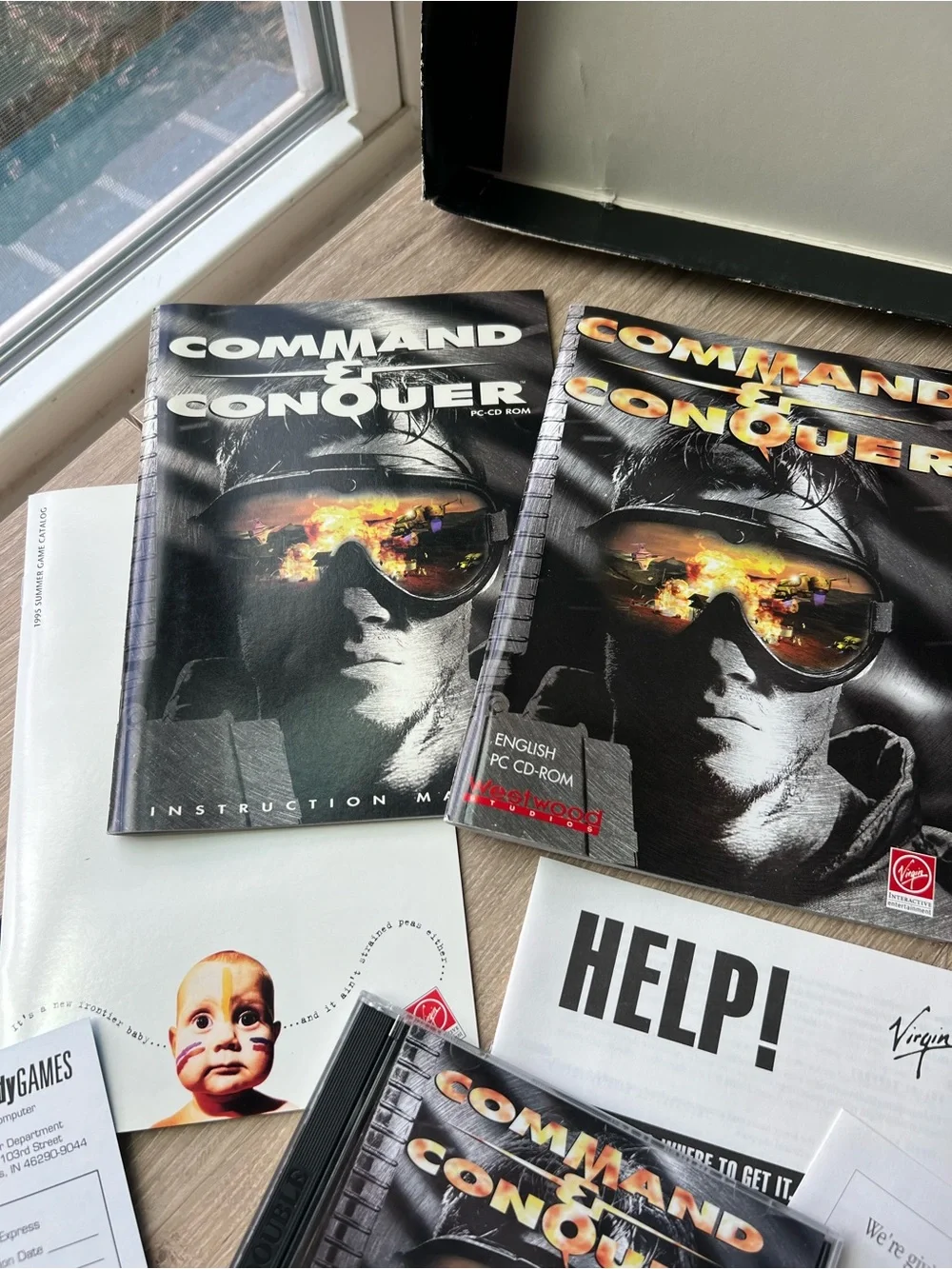 Command & Conquer + Covert Operations PC Big Box CD-ROM Westwood Set